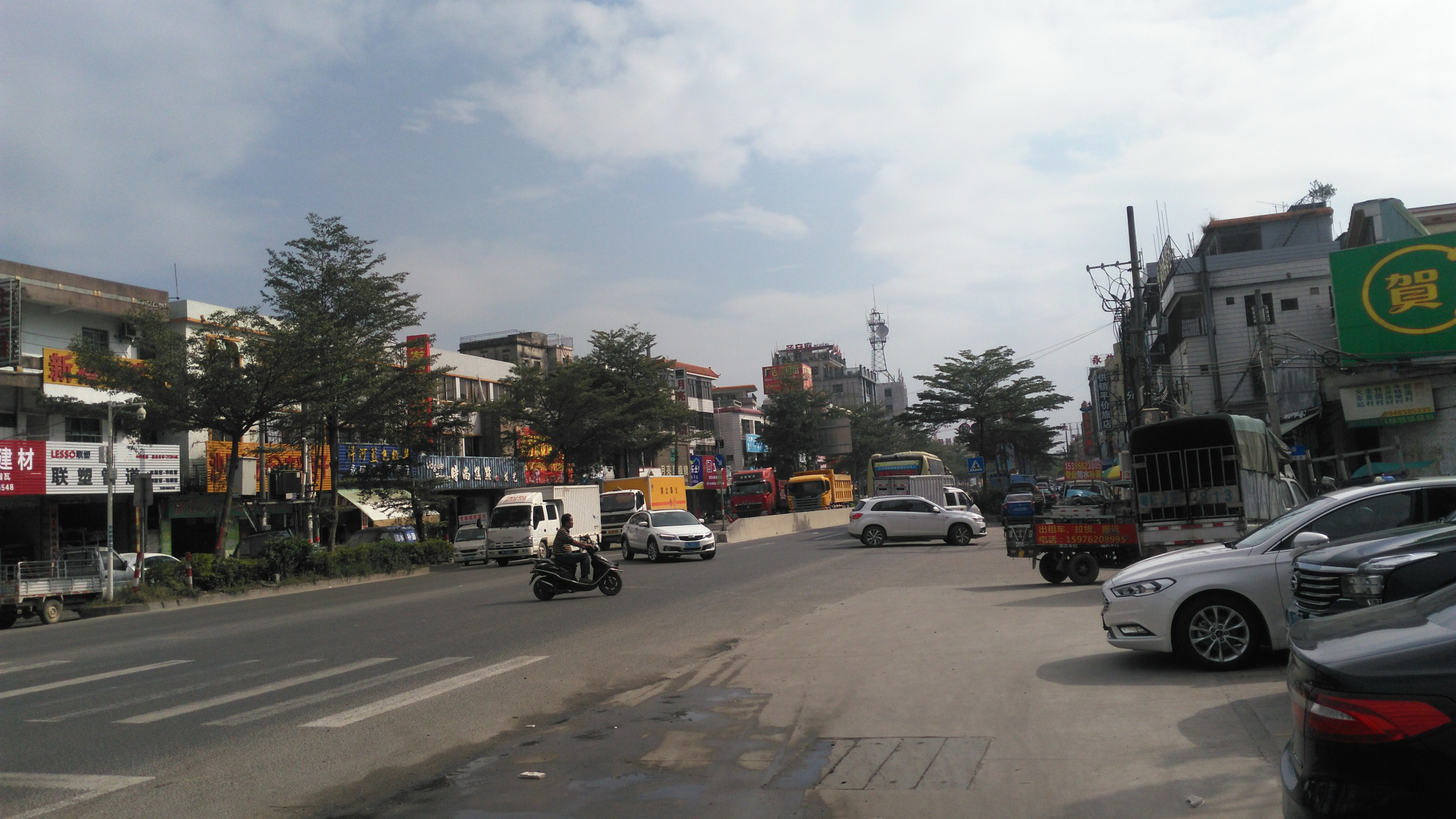 惠州市惠东县稔山镇路上实拍,带你们去看看啦