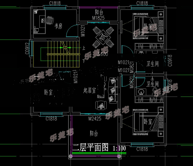 5款佔地110平農村三層自建房住宅設計效果圖建築圖,戶型方正實用