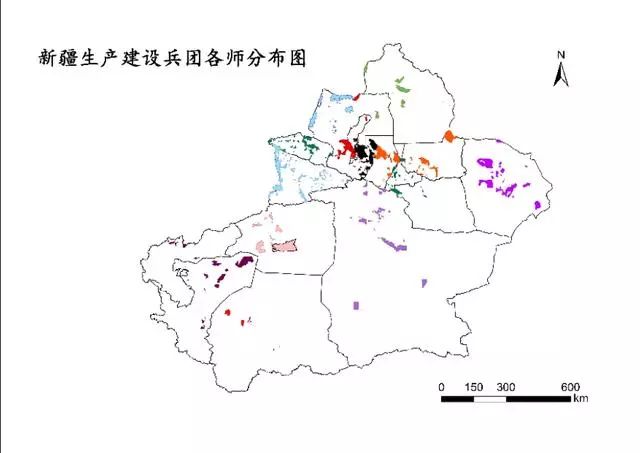 新疆兵团布局与发展态势