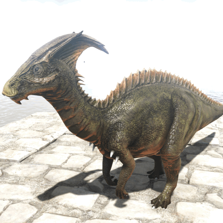 方舟生存进化:耳熟能详的三角龙,轻松一顶,把我们顶出几米开外