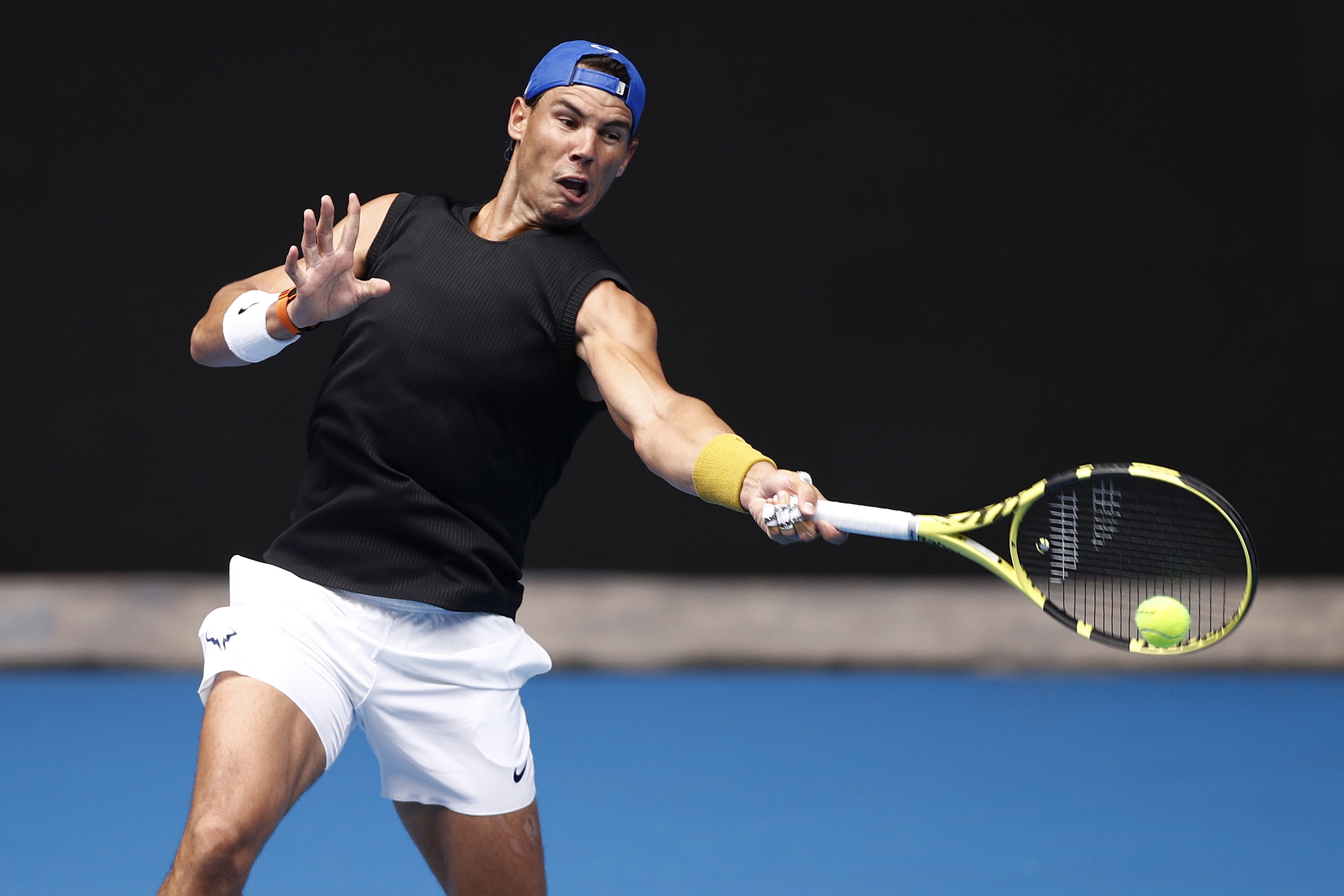 网球——纳达尔备战澳网