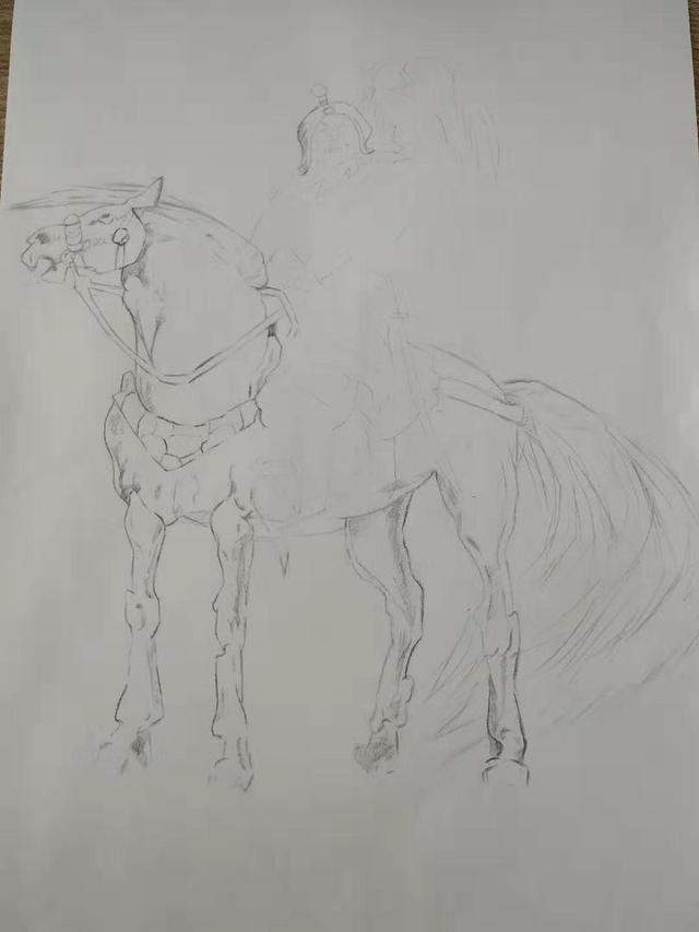 绘画心得-成吉思汗出猎图