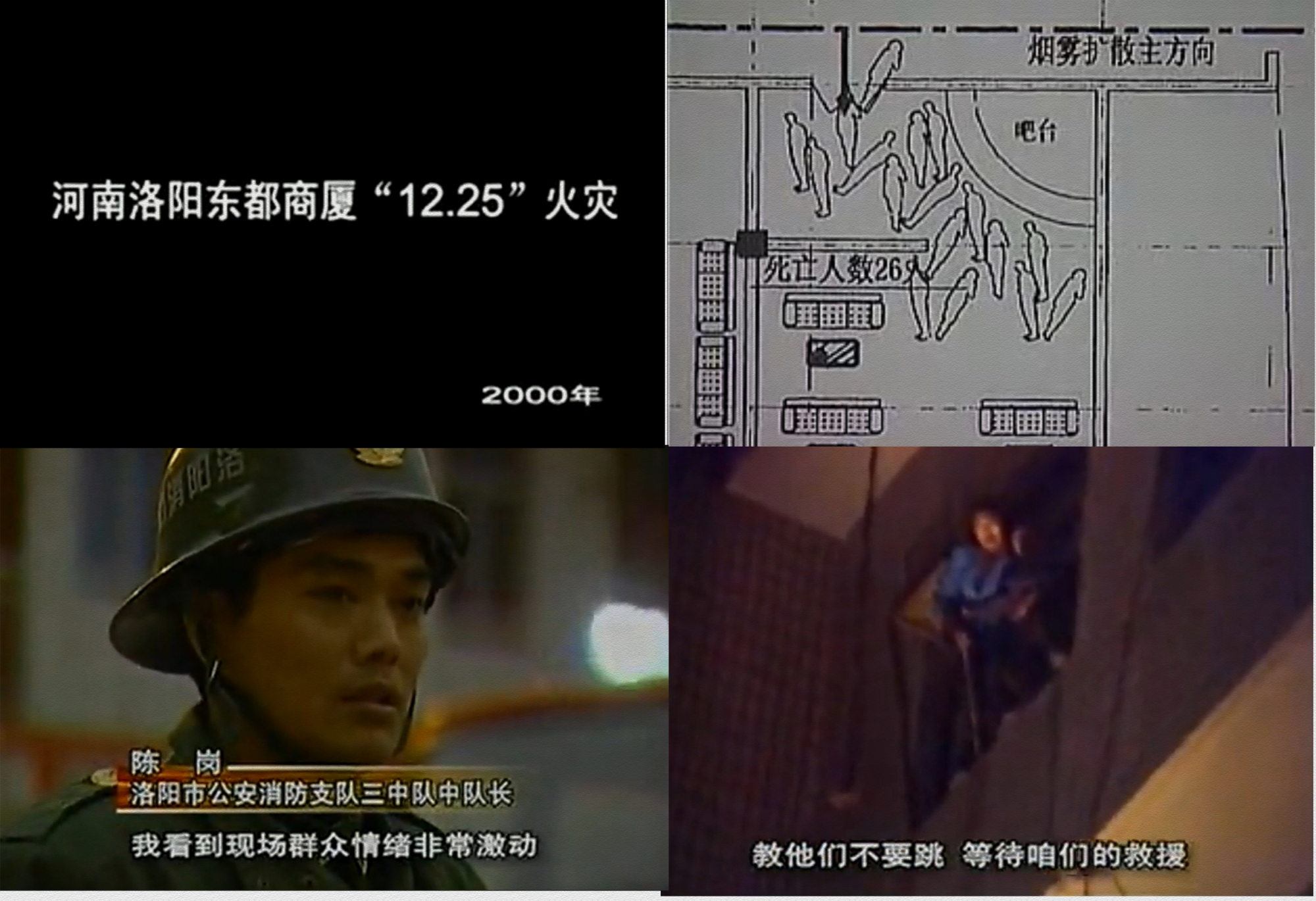 2000年洛阳12·25特大火灾事故:309人死亡