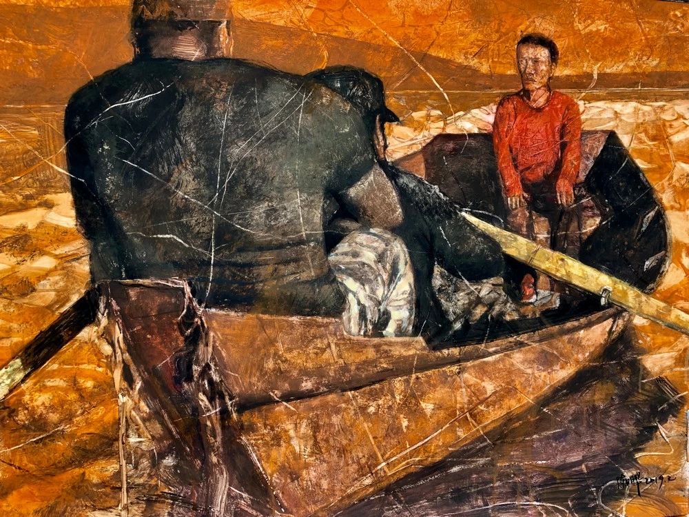 「中国美协会员」陈明华油画《风月》终评入选全国美展并获优秀奖