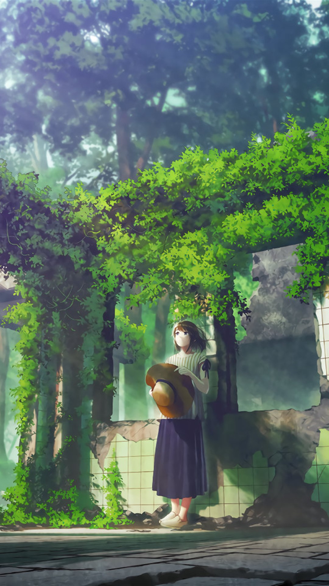 意境唯美动漫插画,想象力丰富的画面,描绘出一场奇妙的探险