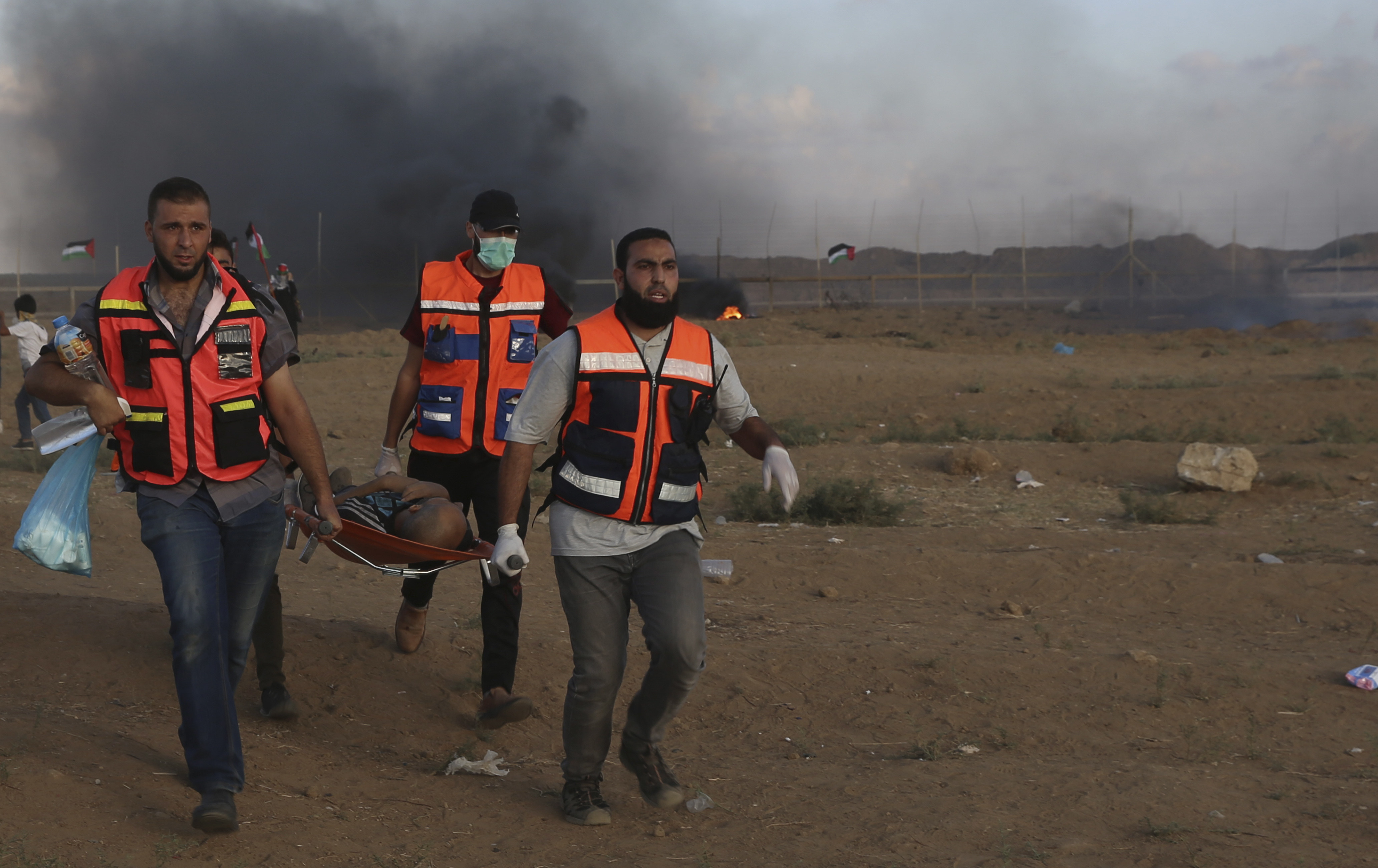 一名巴勒斯坦人在冲突中被以军打死(6)