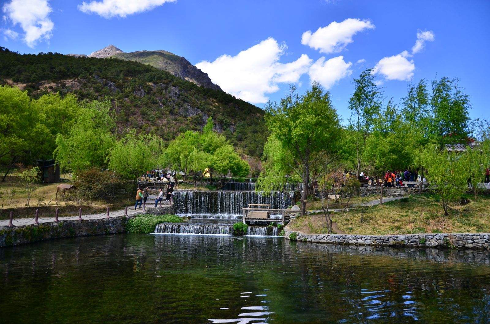 玉水寨风景区真实照片,是纳西文化发源地,实现人与自然完美融合