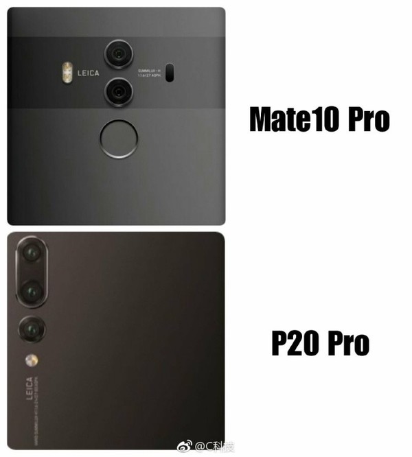 华为p20外观对比mate 10 论颜值我选它