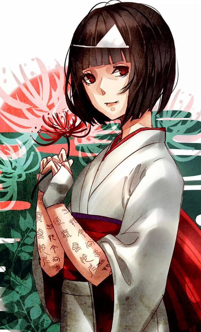 野良神里头戴天冠的白和服神秘美少女,野良之中的强者——绯