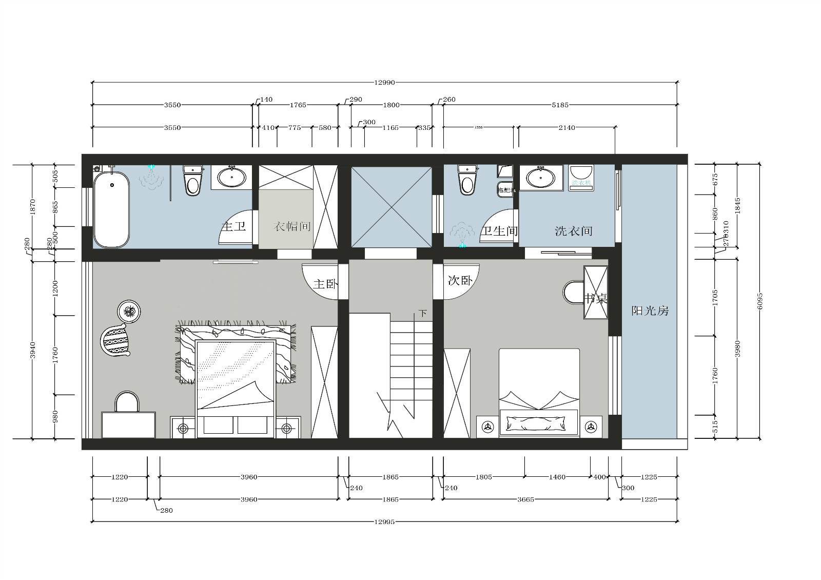 六居室的房子一般多少平米?现代简约风格全包装修好不好?