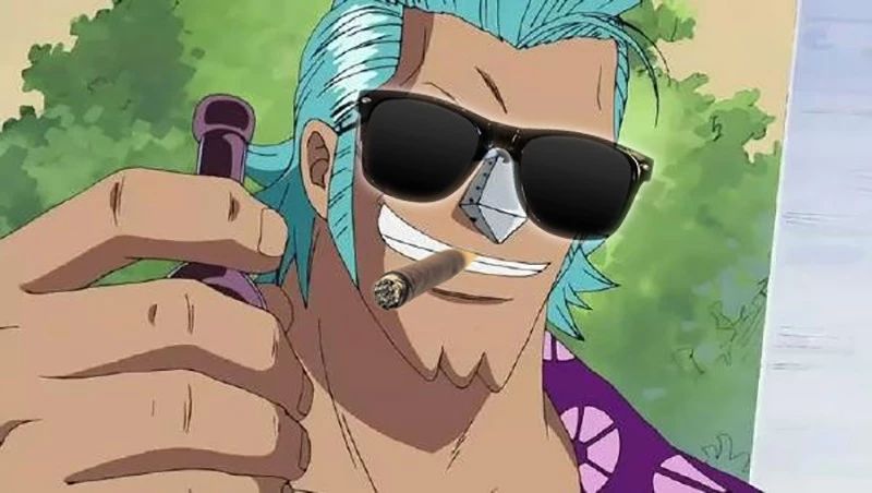 海贼王:当草帽一伙戴上墨镜后,娜美很调皮,索隆相当帅气!
