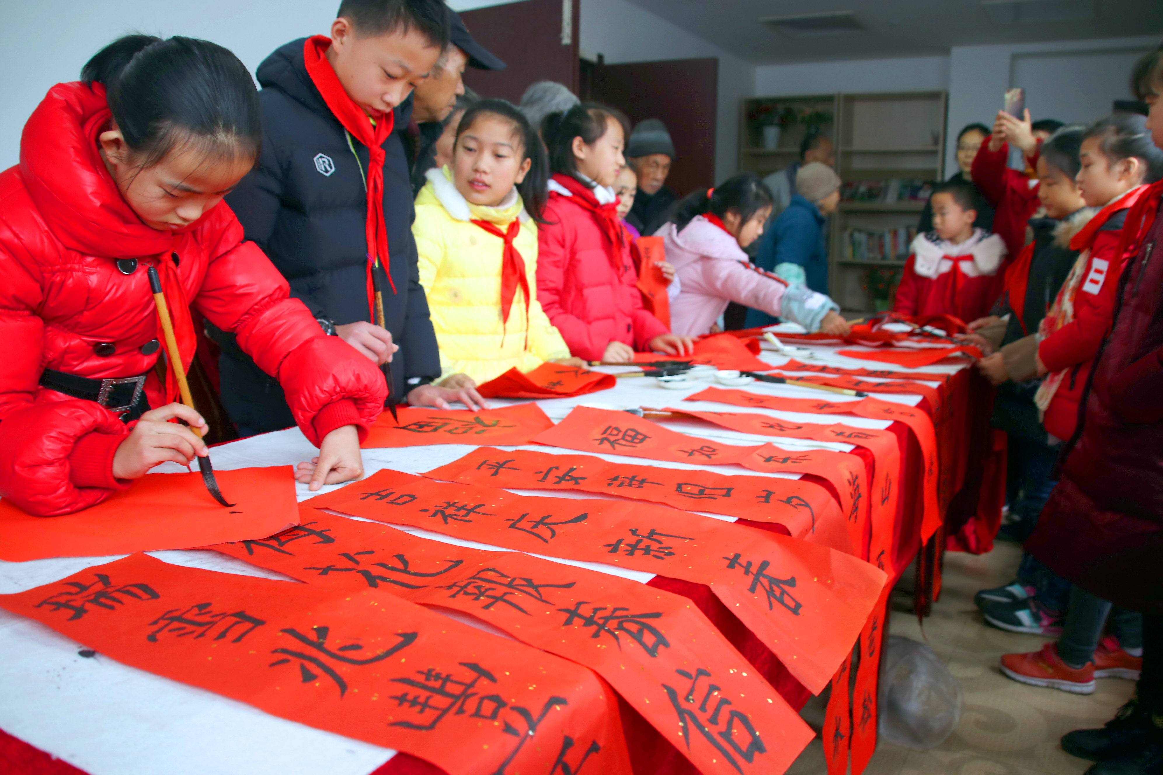 小学生写春联图片大全图片