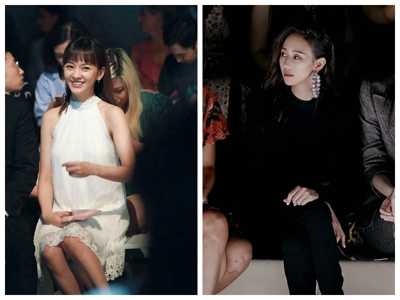 张钧甯陈意涵同去时装周,黑裤白裙演绎不同风格,你pick谁?
