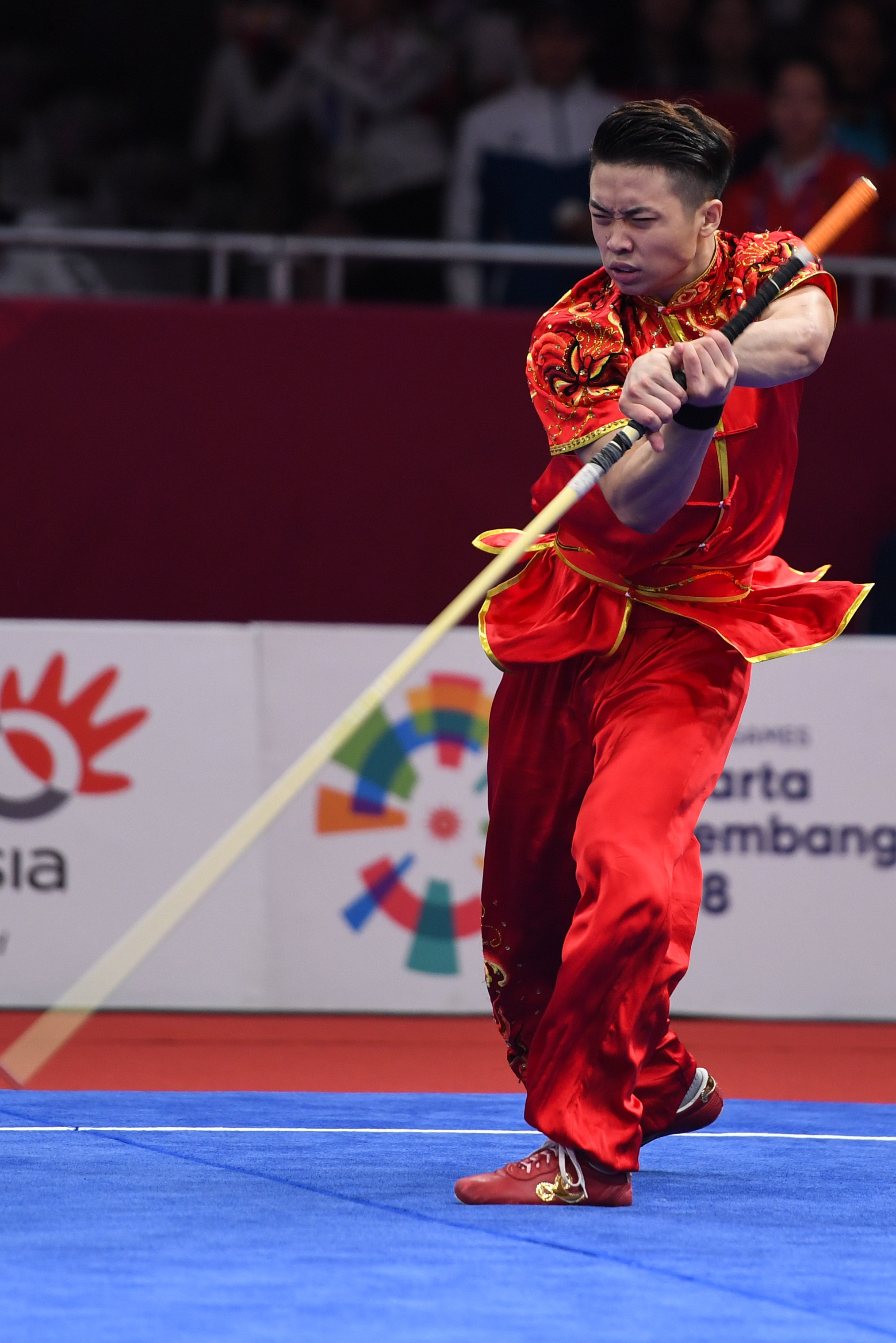 武术——男子刀术棍术全能:吴照华夺冠(4)