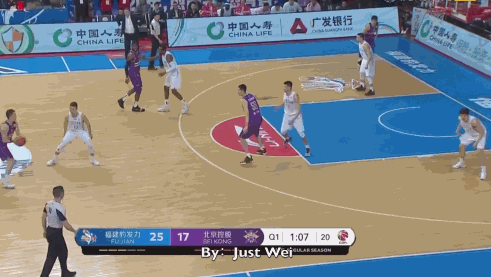 马布里将nba战术引进cba,北控完美执行勇士电梯门战术命中三分