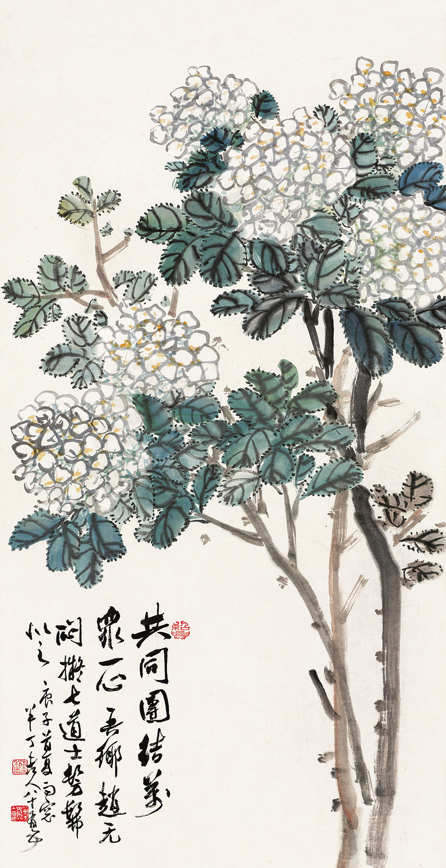 陈半丁花鸟画真迹图片