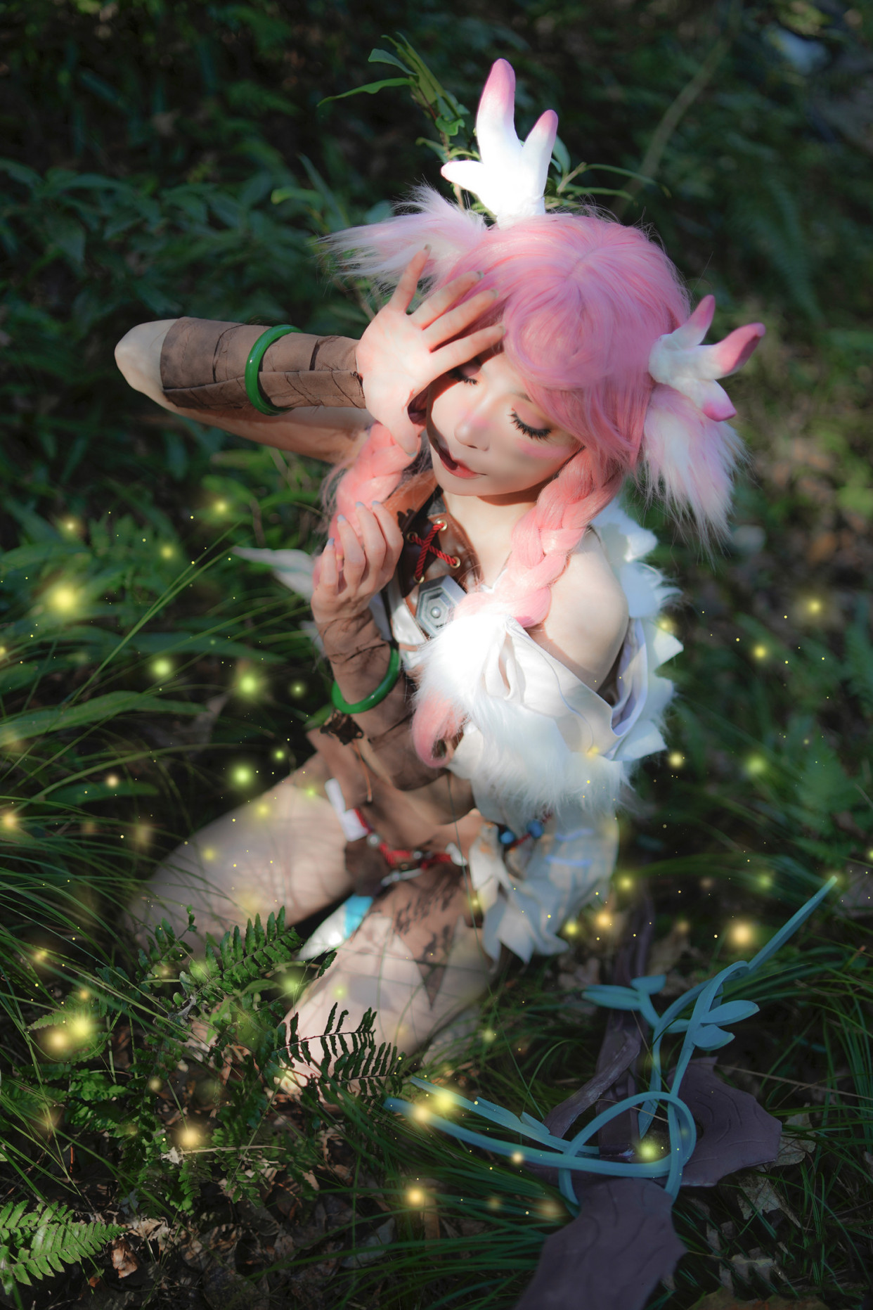 三组国产游戏《王者荣耀》角色"瑶"cosplay作品欣赏!很可爱哦