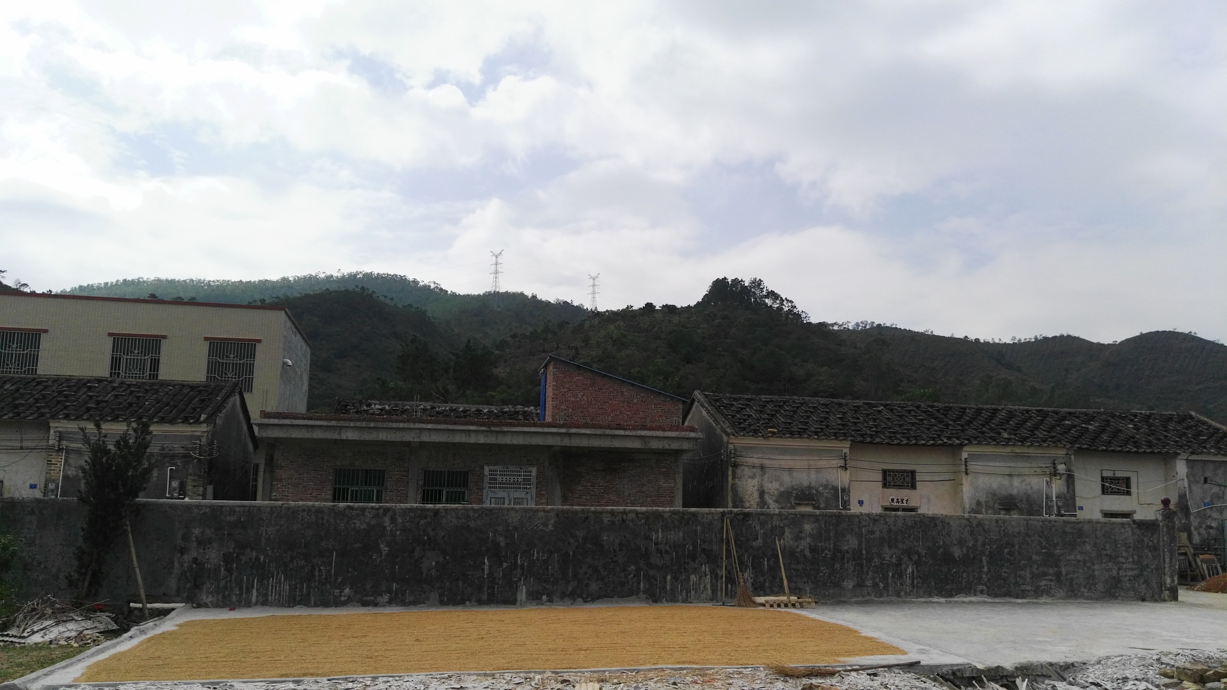 惠州稔山镇竹园村,一条厦深高铁就从村边经过的美丽村庄