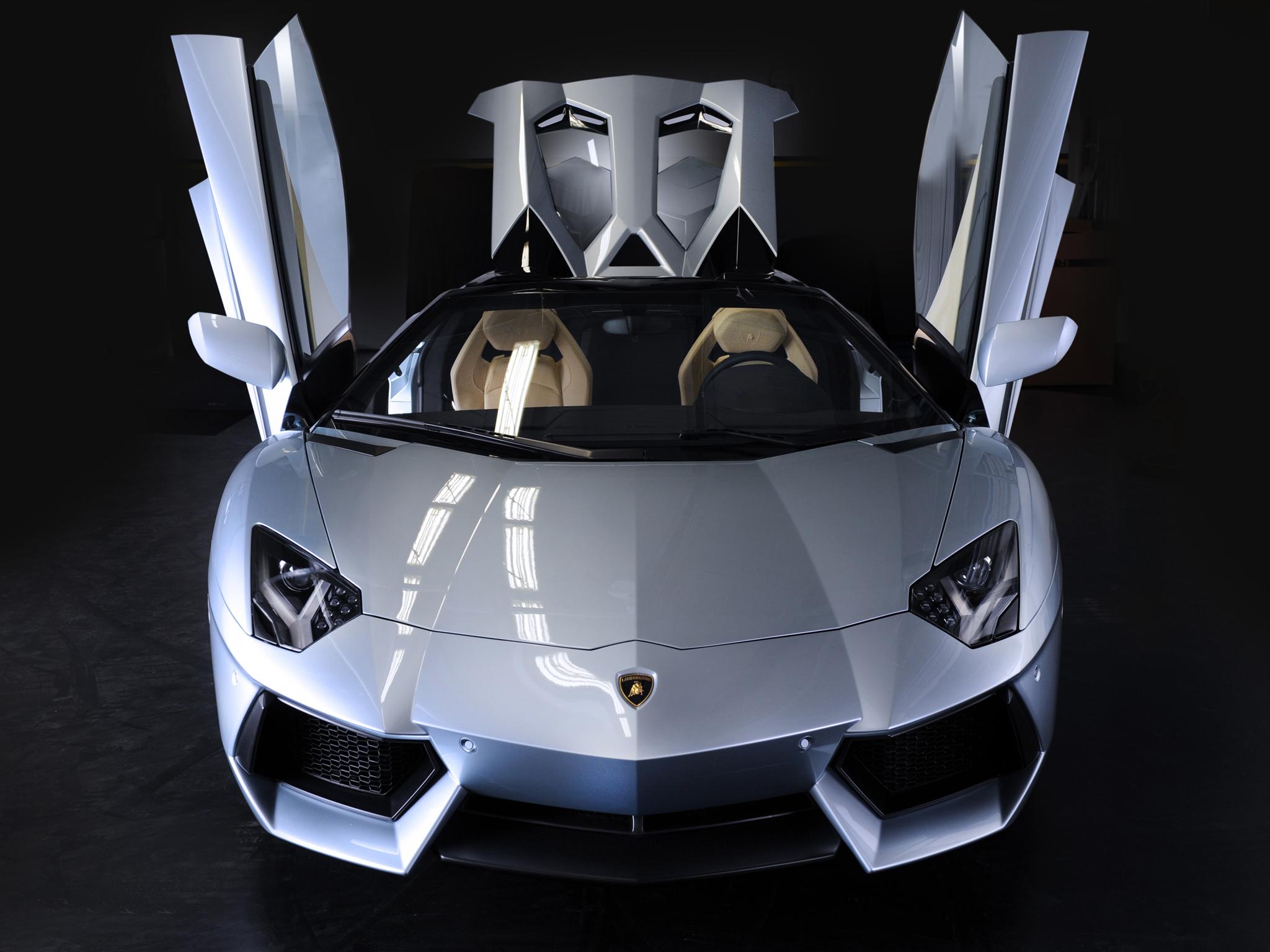 兰博基尼aventador lp700 4 roadster, 50周年纪念版,侧面 转载自百家