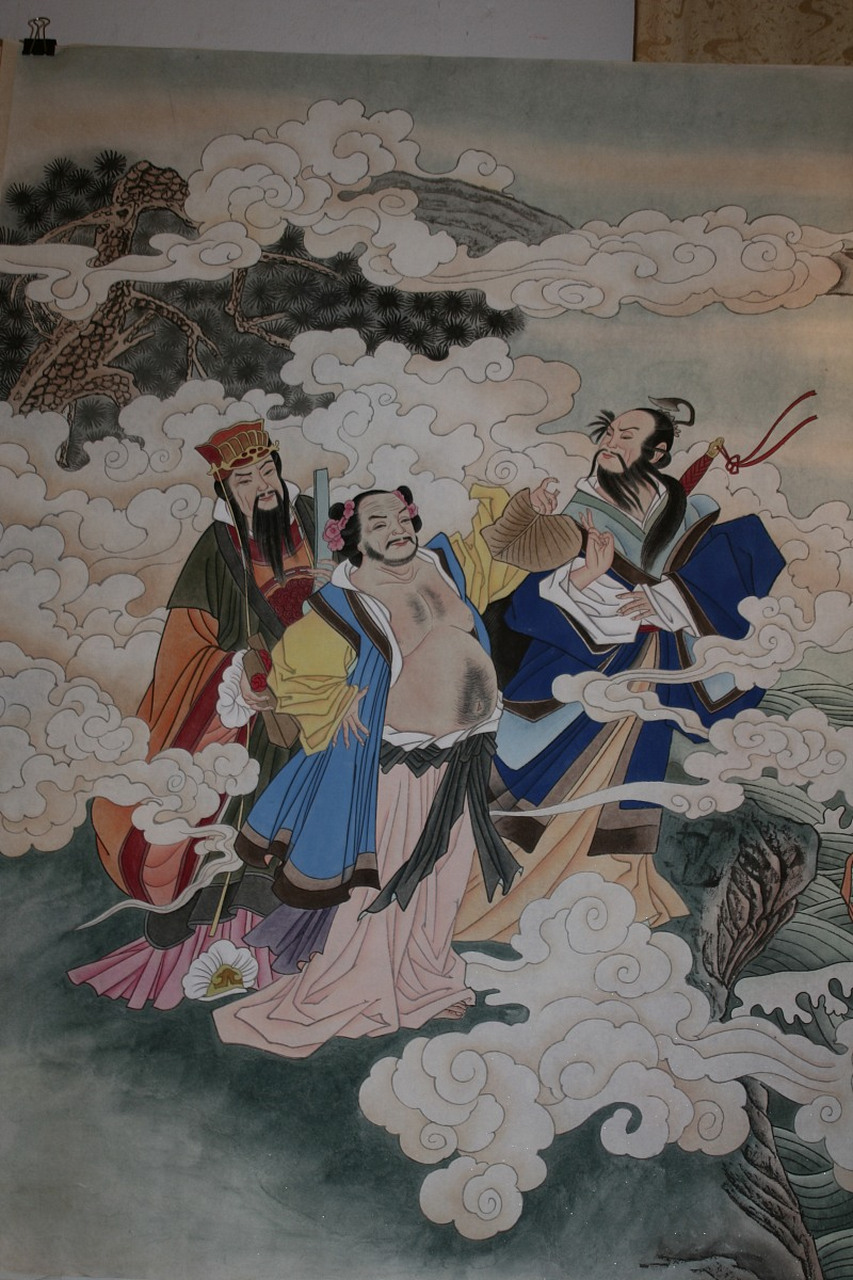 东汉顺帝时期,张道陵在蜀中鹤鸣山修道,奉太上老君