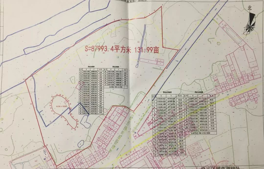 宗地红线图或宗地位置示意图