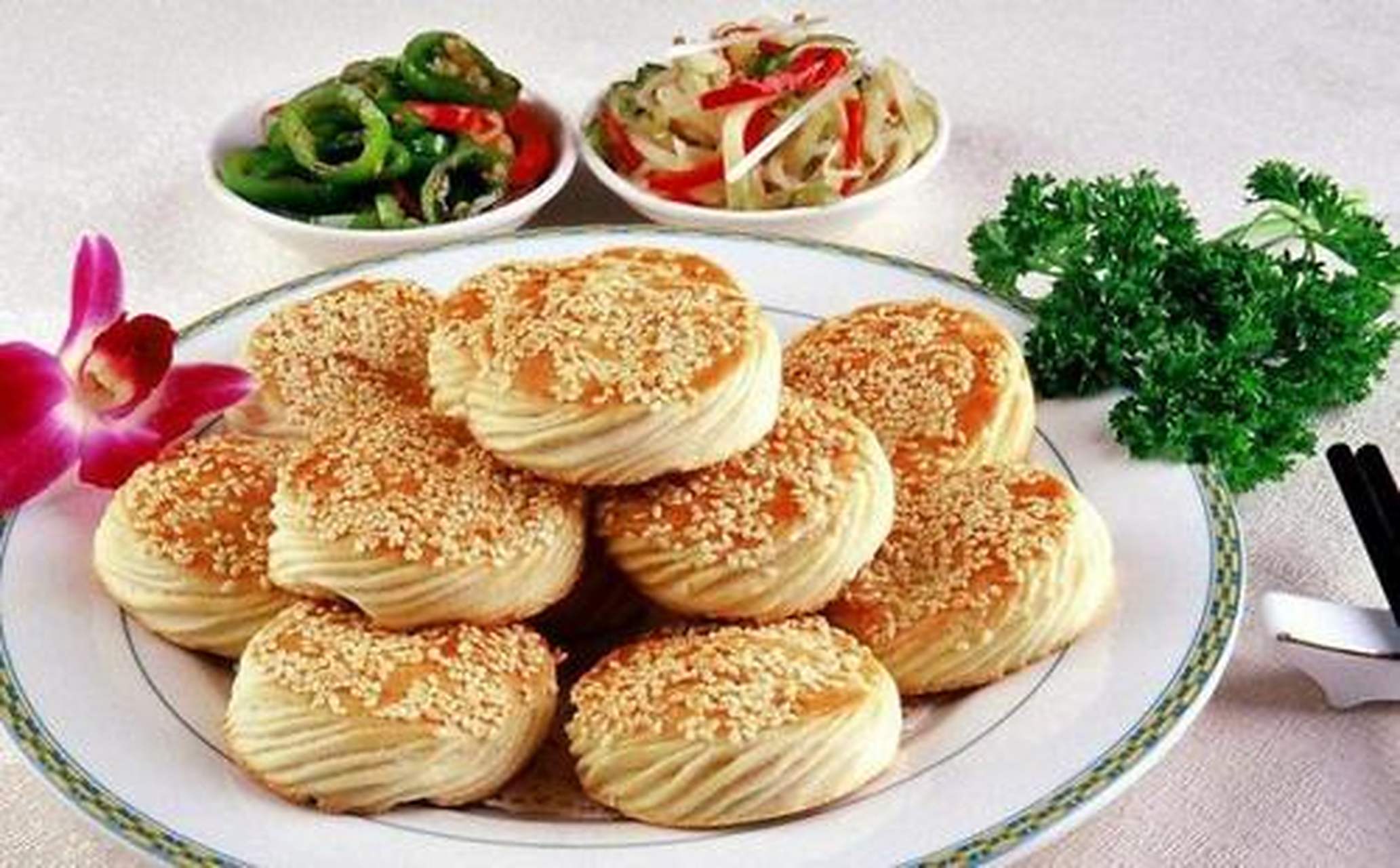 立冬创意美食#老槐树烧饼,邯郸特色小吃.