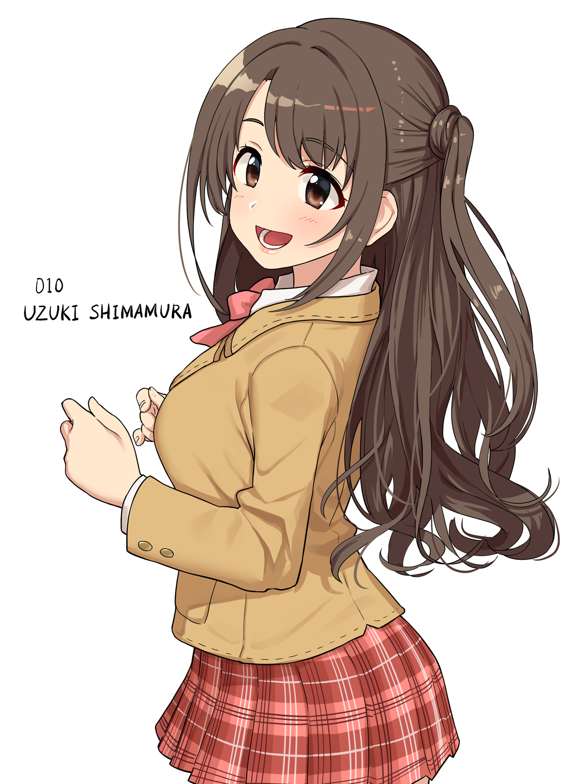 日本二次元动漫《灰姑娘女孩》里"岛村卯月"的高清插画壁纸