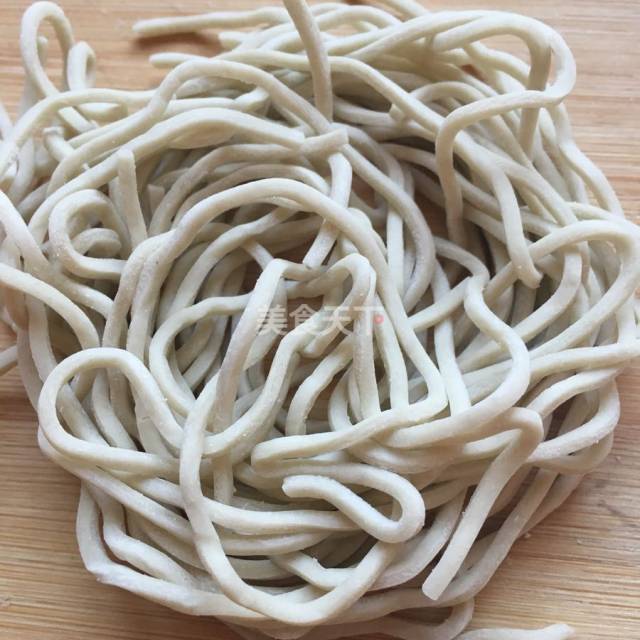第3步,面条团成一窝