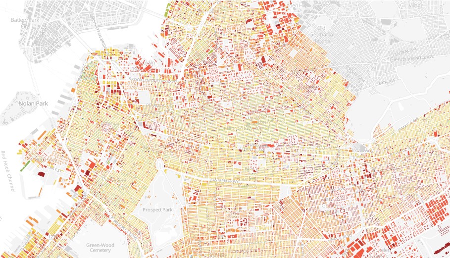 地图看城市;北京通勤地图及纽约布鲁克林区的城市年轮