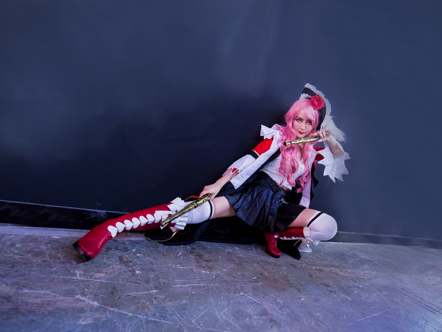 王者荣耀虞姬加勒比小姐cosplay