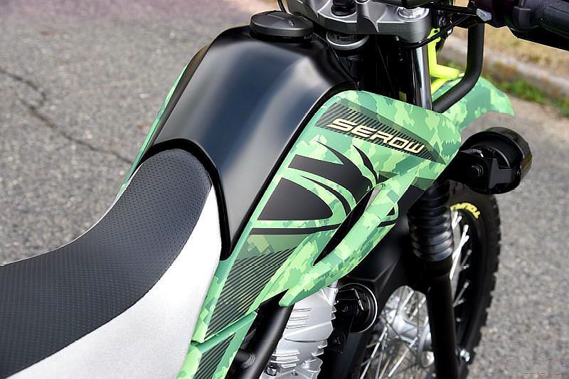 雅马哈serow两轮探险营地车,炫酷且实用!