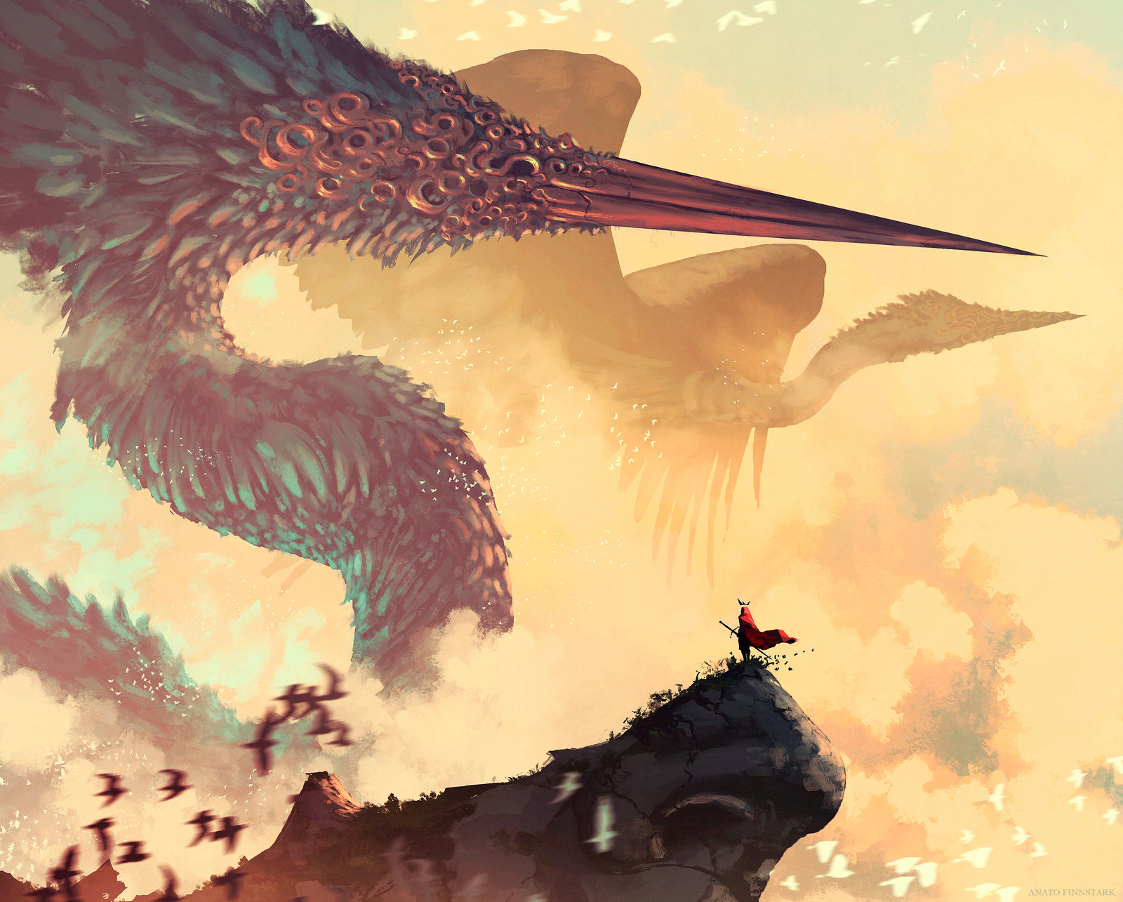 来自法国插画师的一组画面唯美的插画作品!很有一些艺术气息!