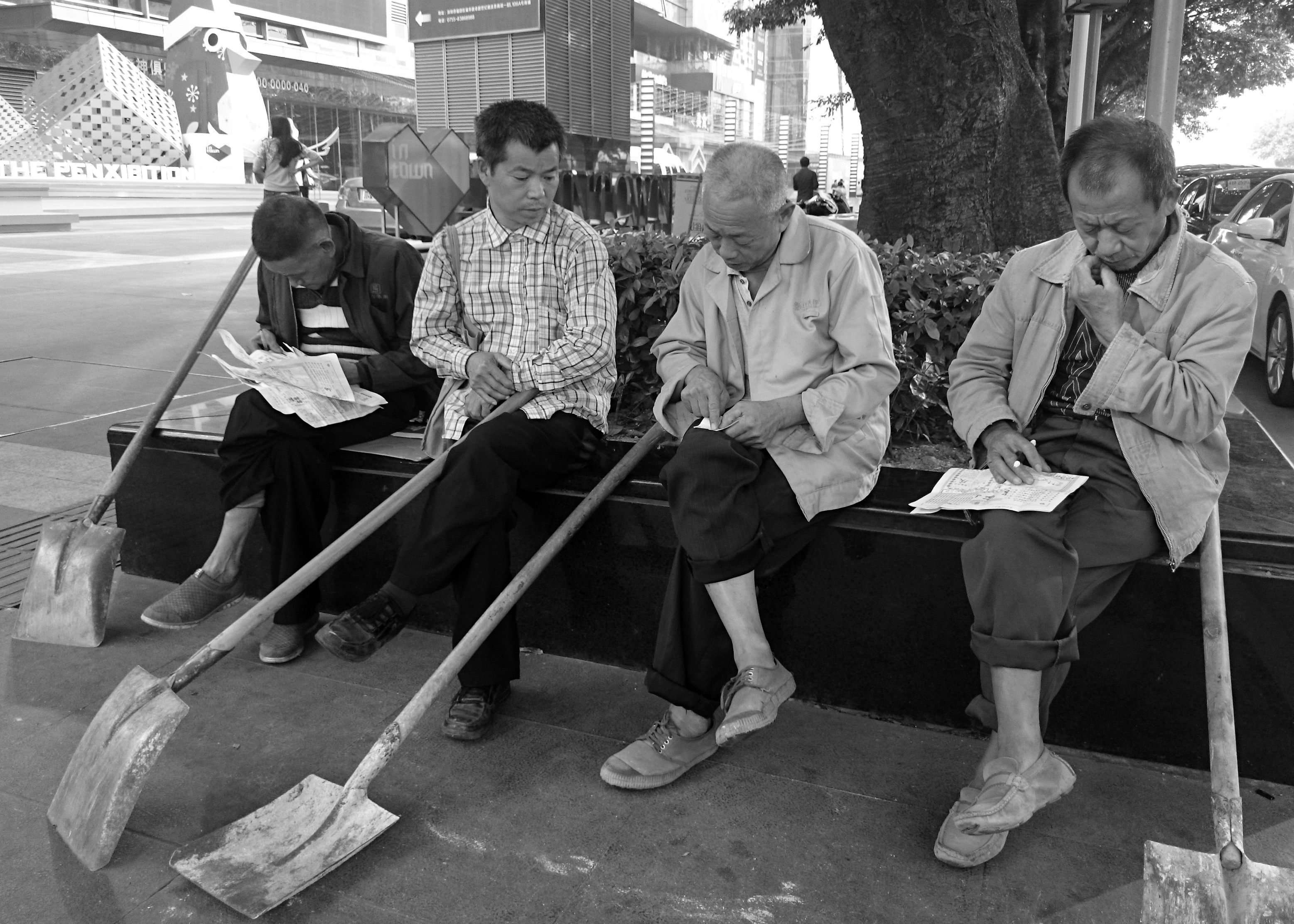 都市街头,人生百态