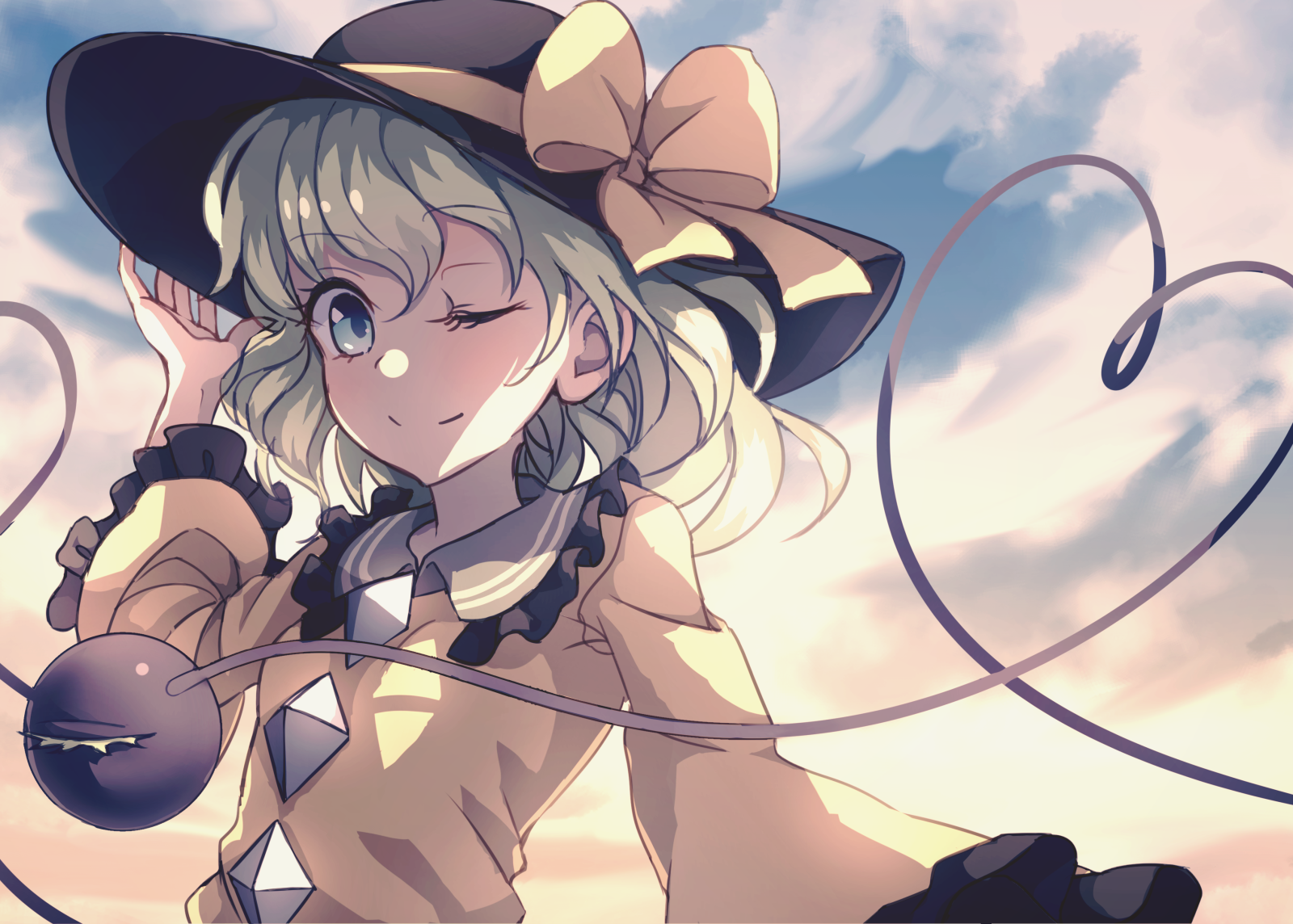 二次元人物绘画,画风很棒的卡通女生插画