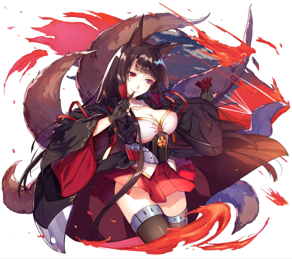 《碧蓝航线》九尾,仙气十足的小姐姐!