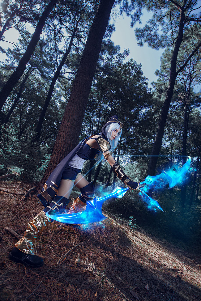 英雄联盟cos,寒冰中的魔法之弓,锐利的箭