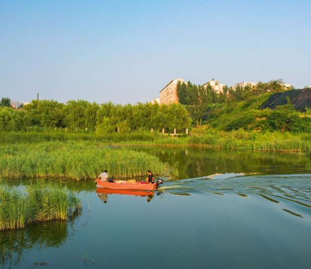 西流湖生态公园图片