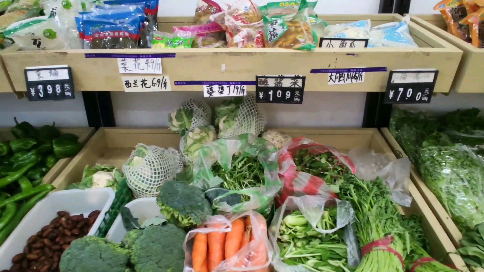 非常时期,东北偏远小镇,看看超市里菜价如何
