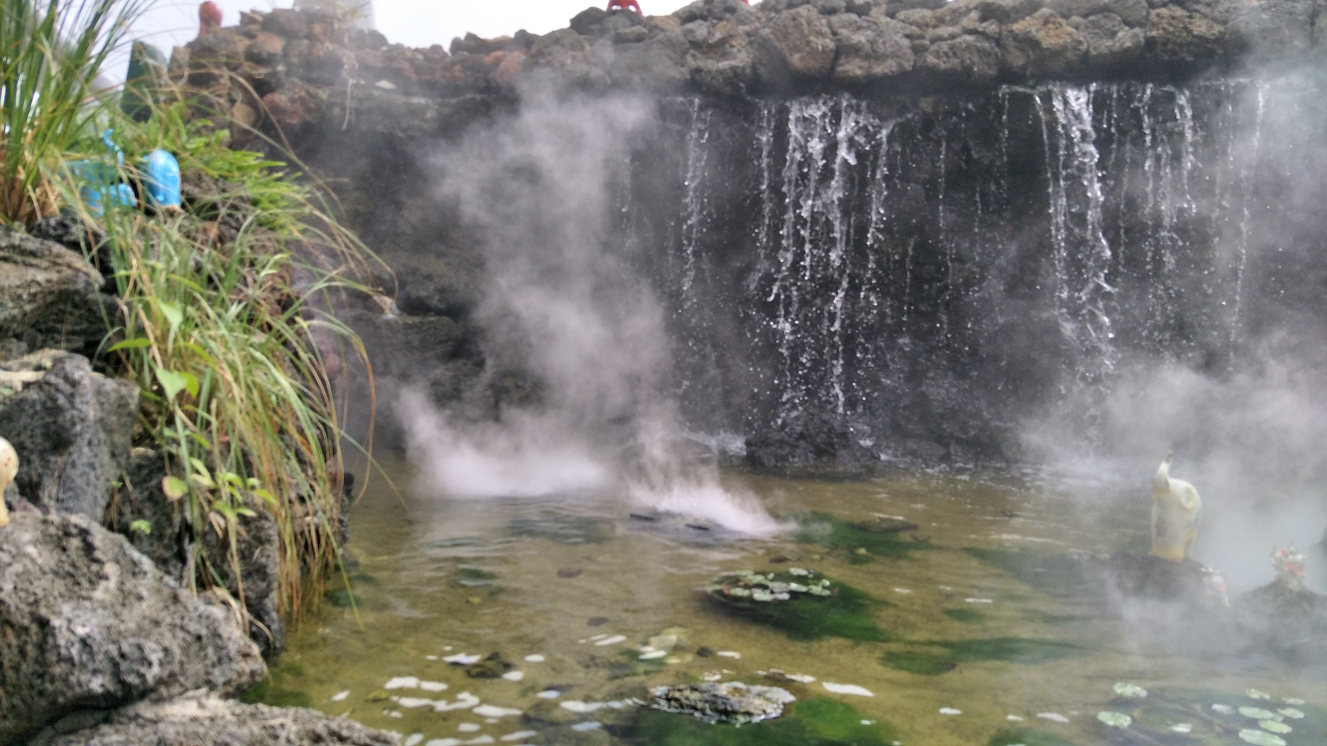 烟雾缭绕的仙境.