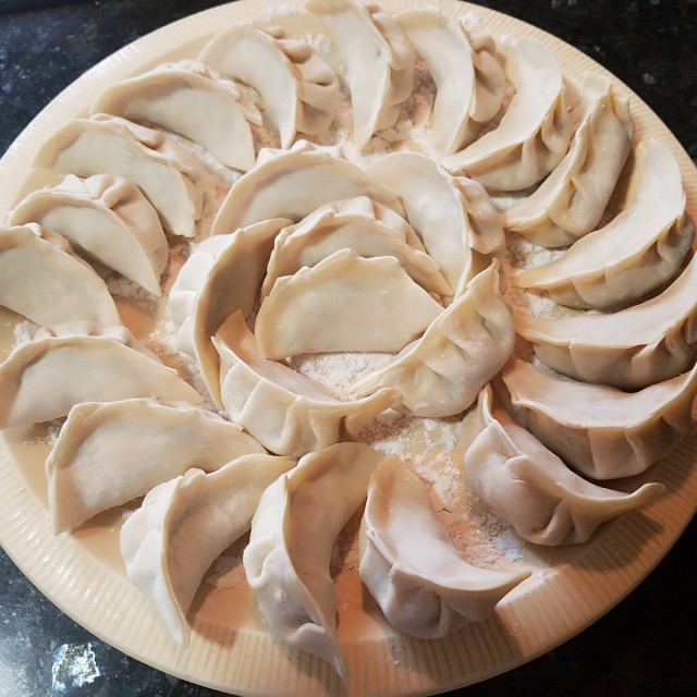 韭菜花猪肉饺子,好吃不如饺子,味道鲜美极了