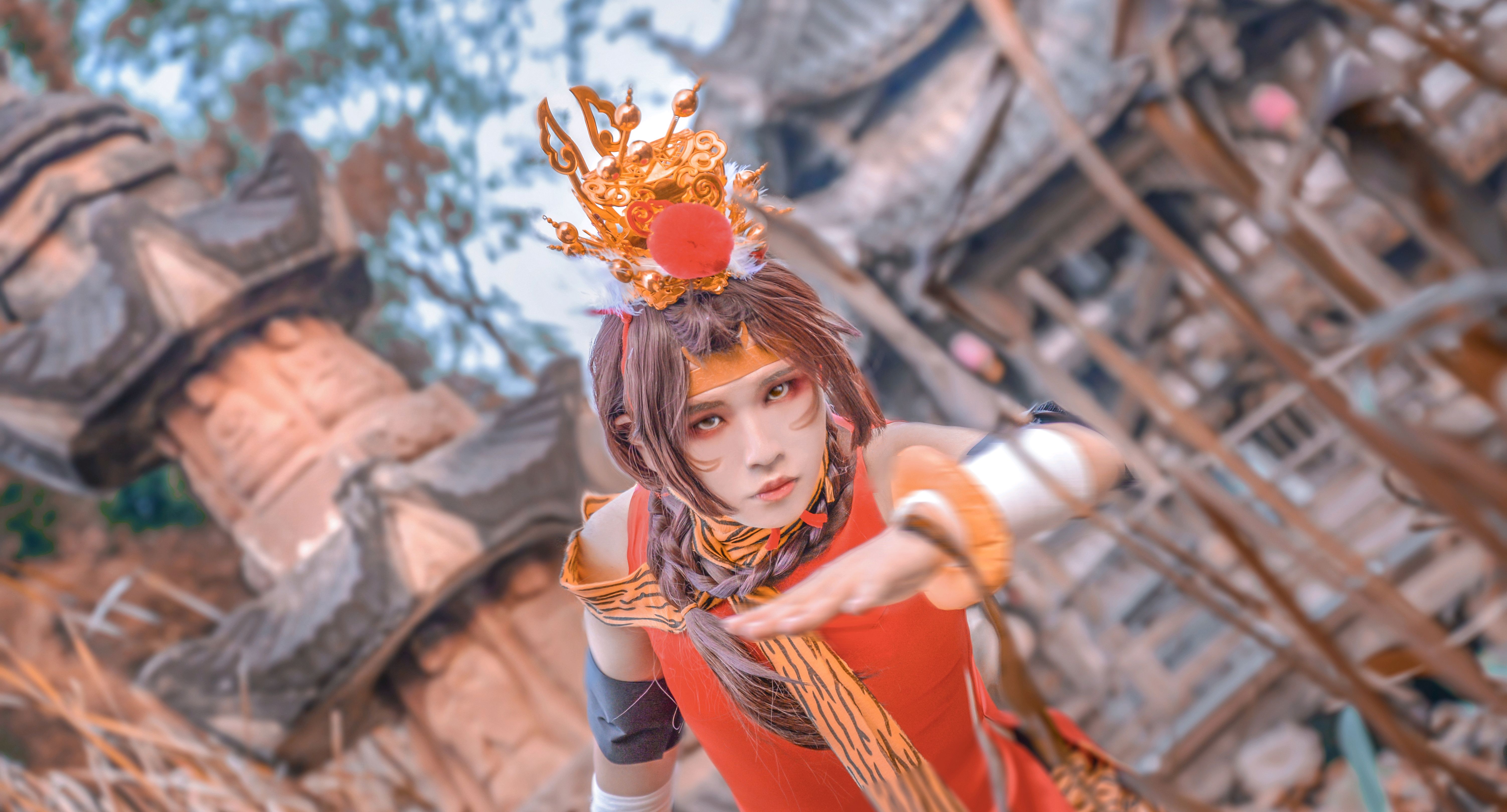 乐正绫版的孙悟空cos,还原九九八十一!