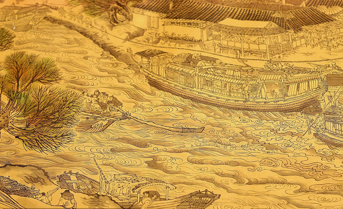 国宝《清明上河图》放大百倍,树下睡觉的人在干嘛?这也太生活了视频