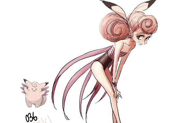 画师将宝可梦拟人化后,阿伯怪变身邪恶巫女,尼多后犹如童话公主