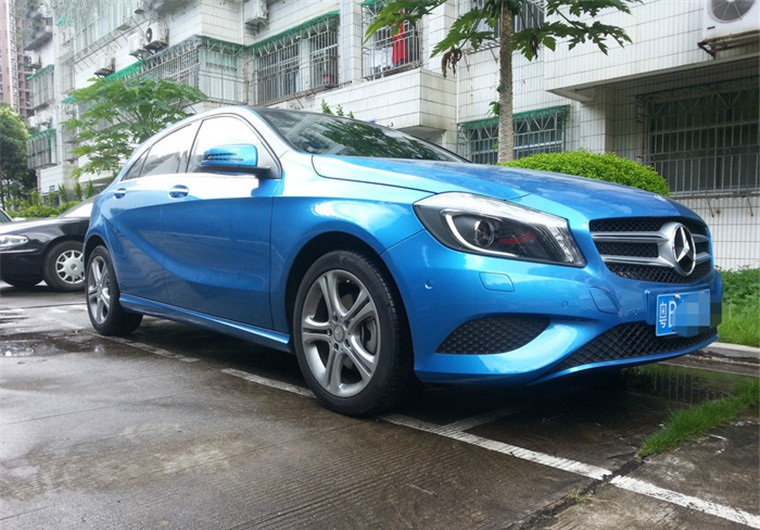 迟到的奔驰a200提车作业