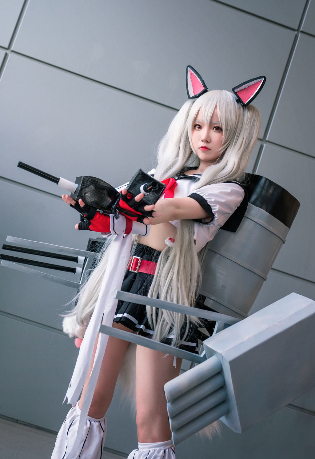 碧蓝航线夕立cos:嗷呜,今天咬谁!怎么样,是不是超凶?