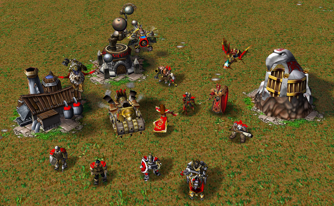 魔兽争霸:人族的兵种使用率最为均衡,但这个种族也有种种缺陷!