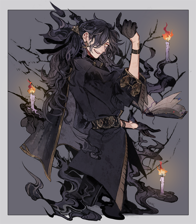 动漫二次元暗黑系美少年图片——我长这么大,何曾有半点希望