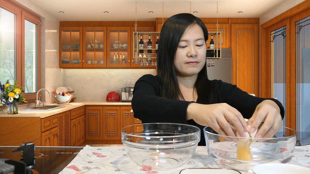 农村女大厨教烤蛋糕方法,3分钟学会,按照配方做,零失败