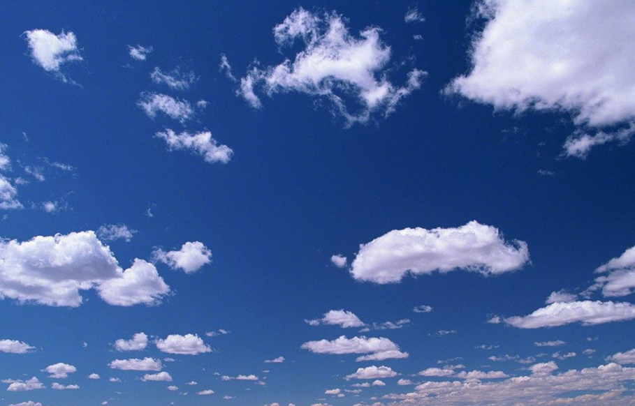 蓝天白云唯美风光图片高清壁纸