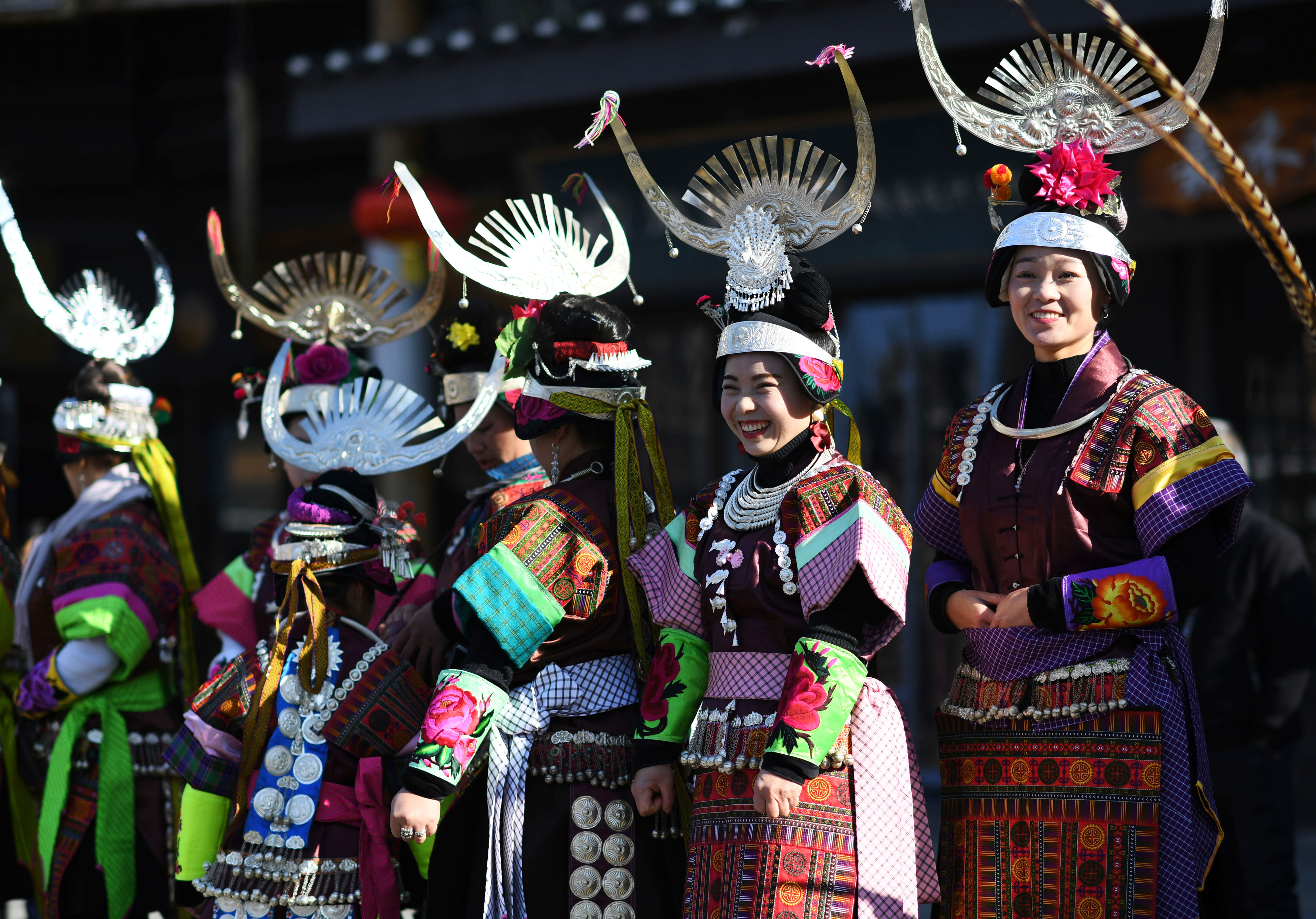 贵州丹寨:苗族群众欢度"祭尤节"